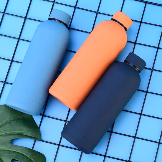 500 мл 750 мл Термальная заводская чашка из нержавеющей стали с двойными стенками Изолированная бутылка для напитков Стакан для воды